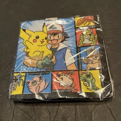 Vintage Designware Pokemon Napkins 16 Ct Party Ash Pikachu Sandshrew Jigglypuff - Image 1 of 4