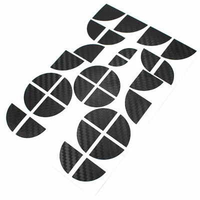 FINEST-FOLIA Angoli emblema carbonio per BMW F25 E70 E71 E53 E52 X3 X5 X6 X1 Z3 Z4 Z8 M pacchetto