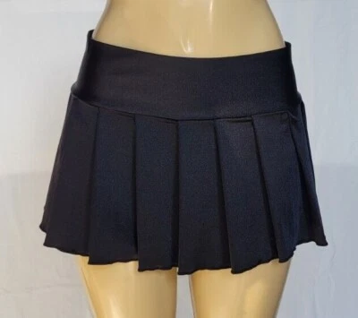 Falda MICRO MINI Spandex Plisada a Cuadros (BlackSpandex) Foto 1 de 4