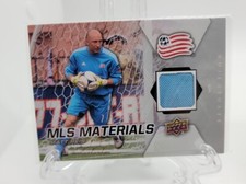 2012 Upper Deck Soccer MLS Materials Premium Matt Reis Patch BLUE NM M