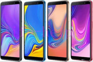 Samsung Galaxy A7 (2018) A750F A750F/DS 64GB ROM Single/Dual SIM Phone Android - Picture 1 of 8