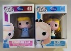 Funko Pop! Disney #41 Cinderella & #49 Alice, Alice In Wonderland Figure