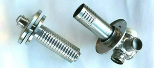 Monitor Heater Parts # 8050 Exhaust Flue Pipe (New Style) up to 8.5" Thick Wall - Picture 1 of 14