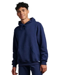 Russell Athletic 695HBM Mens Dri Power Wicks Moisture Hoodie Pullover Sweatshirt - Picture 1 of 22
