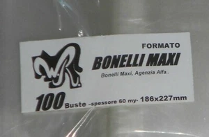 100 BUSTE WR "BONELLI MAXI" 186x227 mm x Bonelli Maxi Agenzia Alfa alcuni DD - Picture 1 of 1