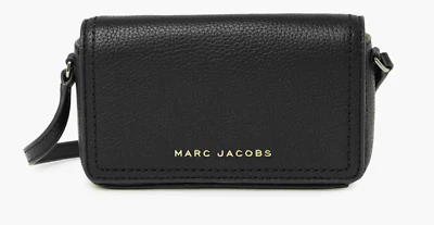 MARC JACOBS H107L01FA21 GROOVE BLACK W/ GOLD HARDWARE LEATHER WOMENS MINI BAG - Image 1 of 4