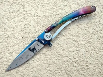 NUEVO Navaja de Bolsillo Mtech Aries Zodiaco Astrología Acero Inoxidable Hoja Plegable Foto 1 de 4