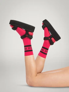 Wolford Logo Rib Socks Sporty Women's Socks Ribbed With Wolford-Logo - Picture 1 of 14