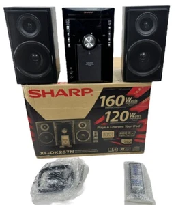 Vintage Sharp XL-DK257N Micro Component Stereo System CD Radio AM/FM iPod Dock - Picture 1 of 19