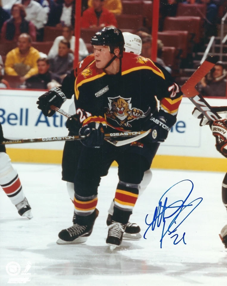 Signed  8x10 MARK PARRISH Florida Panthers Autographed Photo - COA - Image 1 of 1