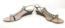 Steve Madden Womens Heeled Sandals with Gold Colored Studs Size 9M TF