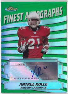 2005 Finest Autographs Refractor #FAAR Antrel Rolle - Picture 1 of 1