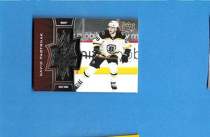 Upper Deck 2020-21 EXTENDED - Silver SPX Ignite -David Pastrnak SF-3 /2999 20-21