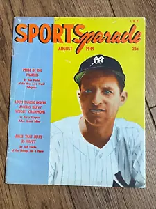 Sports Parade Magazine August 1949 - Picture 1 of 4
