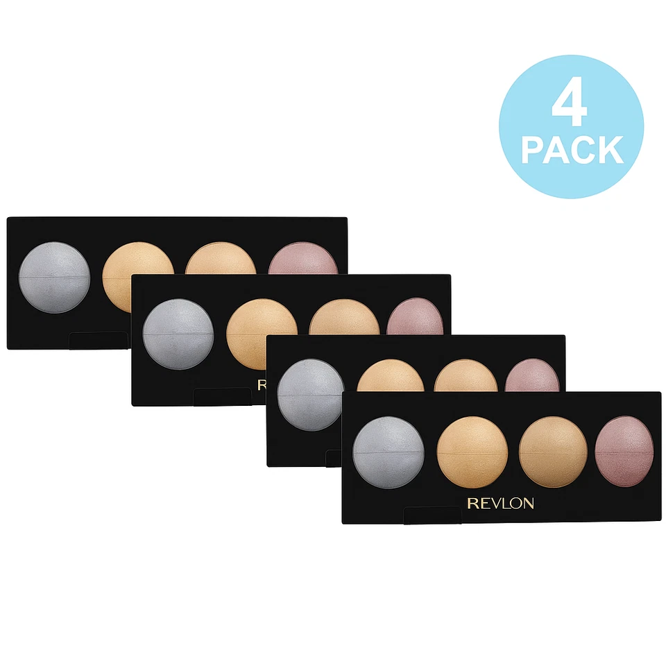 Revlon Eyeshadow Palette 4 Baked Shades Spheres 4 Pack New - Image 1 of 1