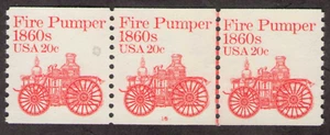 US. 1908. 20c. Fire Pumper 1860s. PNC3 #16. MNH 1981 - Picture 1 of 2