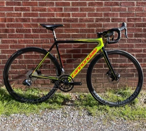 2017 Cannondale SuperSix Evo Road Bike 52cm 700c 2x11 Speed Di2 Carbon Disc - Picture 1 of 20