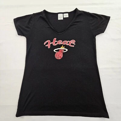 Miami Heat Concept Sports Black Short Sleeve Poly Blend T-Shirt Men's S - Image 1 of 4