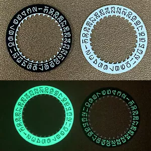Disco calendario luminoso verde disco reloj fecha día rueda disco para pieza de movimiento NH35 - Imagen 1 de 14