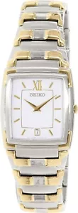 Reloj para hombre Seiko esfera blanca acero inoxidable SKP250 - Imagen 1 de 1