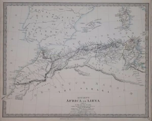 AFRICA - ANCIENT AFRICA OR LIBYA...FOR THE SDUK 1840. - Picture 1 of 1