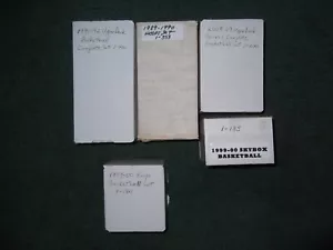 90's COMPLETE BASKETBALL SET LOT-HOOPS, SKYBOX, UPPER DECK, 5-SETS IN ALL! - Picture 1 of 6