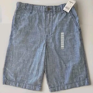OshKosh B’gosh ~ Size 14 ~ Adjustable Waist ~ Blue ~ Cotton ~ Unisex Shorts - Picture 1 of 5