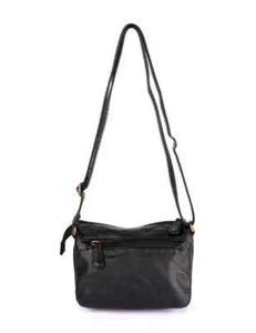 KARLA HANSON KH52-50701 CHARLOTTE BLACK VEGAN LEATHER MULTI POCKET CROSSBODY BAG - Picture 1 of 6