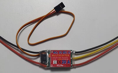 Modellbauregler ESC MCC 20A - mit BEC - programmierbar Bremse - Flugregler - Bild 1 von 4