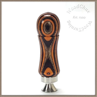 Handmade Bottle Opener Colorgrain Wood Heavy Niles Stainless 321 - Image 1 of 4