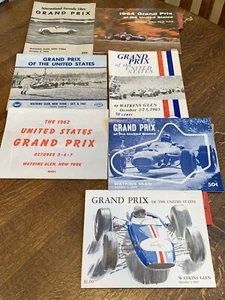 Nice! 1960’s Watkins Glen New York Original Race Program And Tickets Lot - Picture 1 of 8