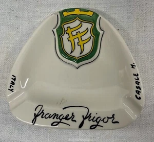 Cendrier ancien Franger Frigor Italy Casale M signé Sobot - Imagen 1 de 4