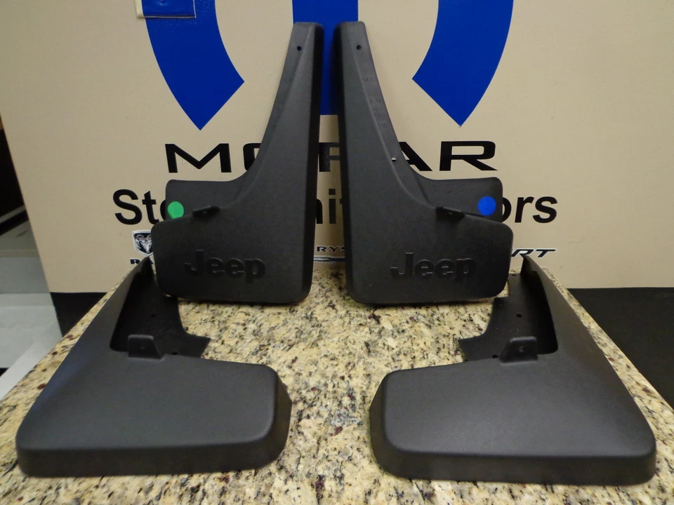 11-16 Jeep Patriot New Front & Rear Deluxe Molded Splash Guards Mopar OEM - Image 1 of 1