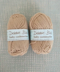 Lot of 2 Skeins Debbie Bliss Baby Cash Merino Wool & Cashmere Yarn 50g #15 - Picture 1 of 6