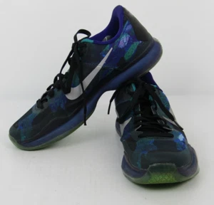 Nike Kobe X 10 "Overcome" Emerald Glow-Silver-Court Purple Size 11  USED - Picture 1 of 13