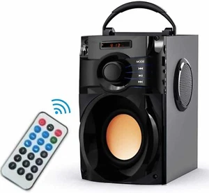 Portable Bluetooth Speakers Subwoofer Heavy Bass Wireless Party Speaker - Picture 1 of 11