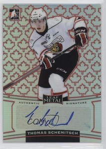 2014-15 ITG Leaf Metal Canada /10 Thomas Schemitsch #BA-TS1 Auto
