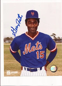 George Foster Autograph / Signed 8 X 10 Photo New York Mets - Picture 1 of 1