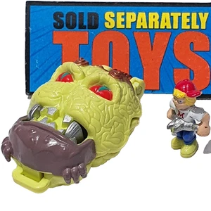 Vtg Mighty Max Shrunken Heads BRAIN FACE figure playset A 100% COMPLETE Bluebird - Picture 1 of 10