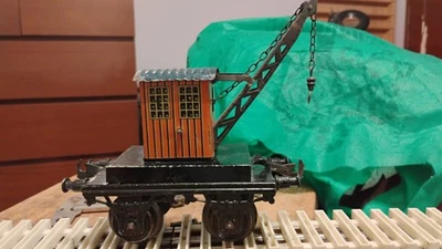 RARE - Gauge-1 CRANE made in Germany  by BING around 1926 - Excellent condition - Image 1 of 4