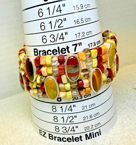 Brazalete Whitney Kelly WK Multi Piedra Plata de Ley - Imagen 1 de 8