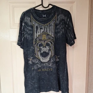 Vintage Y2K Tapout Veni Vidi Vici All Over Print T-Shirt - M - Picture 1 of 4