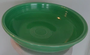 Vintage Homer Laughlin Fiesta 11-1/4” Green Fruit Bowl Very Good Condition - Picture 1 of 6