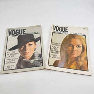 Vintage Vogue International Pattern Books (2)  Aug Sept 1968 April May 1969 - Picture 1 of 9