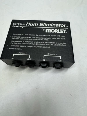Ebtech by Morley 2-Channel Hum Eliminator 1/4" TRS - Image 1 of 3