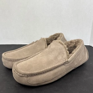 UGG Herren Ascot Hausschuhe 1101110 Schuhe Lammfell Karibu Hellbraun Gr. 9 - Bild 1 von 11