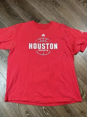 Camisa de baloncesto Adidas Houston Rockets roja para hombre talla grande NBA Foto 1 de 4
