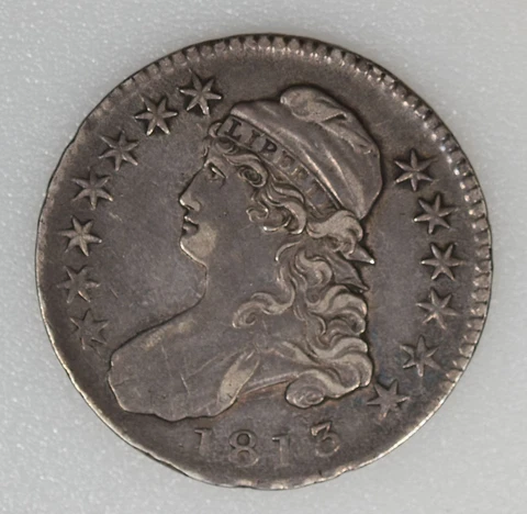 1813 Capped Bust Half-Dollar - XF (minor rim dmg) Cover