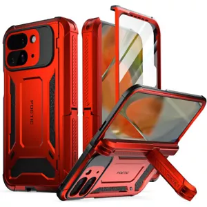 Funda Poética con Soporte para Google Pixel 9 Pro Plegable 5G Roja - Imagen 1 de 7