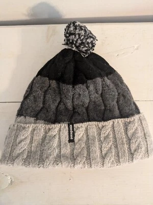 Gorro Patagonia Glacier Stripe Drifter gris talla única para mujer  Foto 1 de 4
